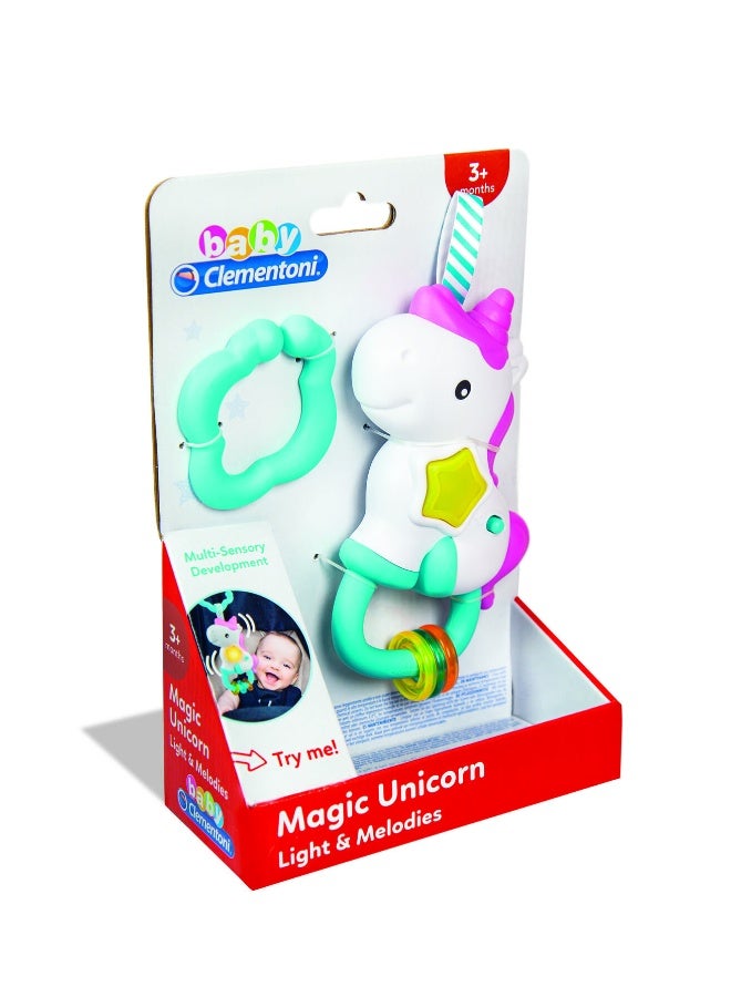كلمينتوني لعبة وحيد القرن مع موسيقى واضاءة - Image 2