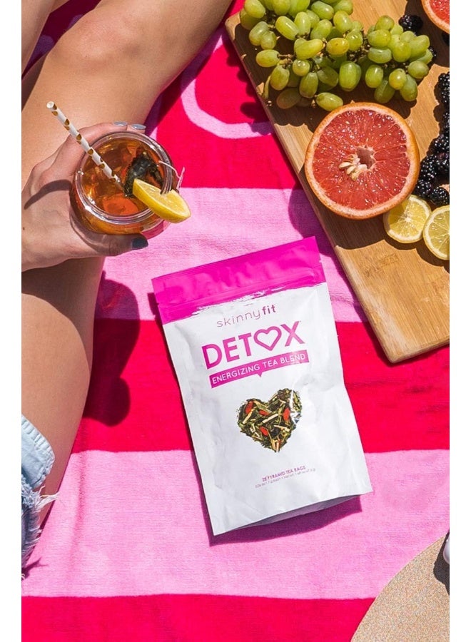 SkinnyFit شاي سكني فيت ديتوكس مع مجموعة زجاجة ديتوكس - Image 5