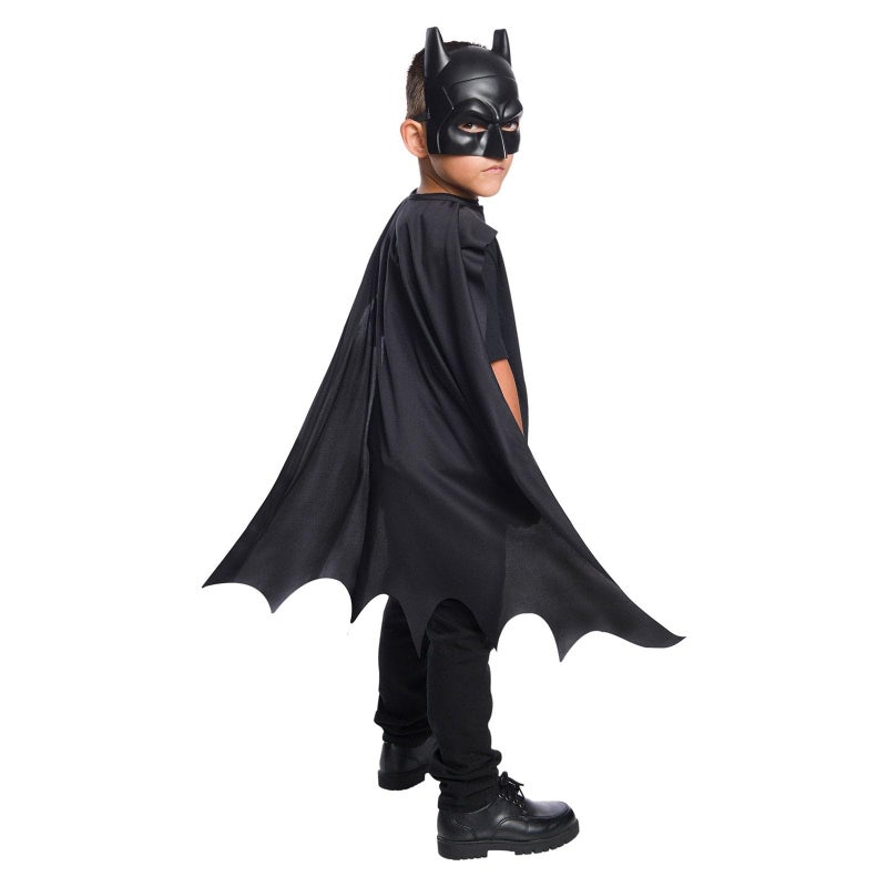 Rubies DC Comics Superheroes: Batman Cape and Mask Set for Kids, Boy's No Size - Image 1
