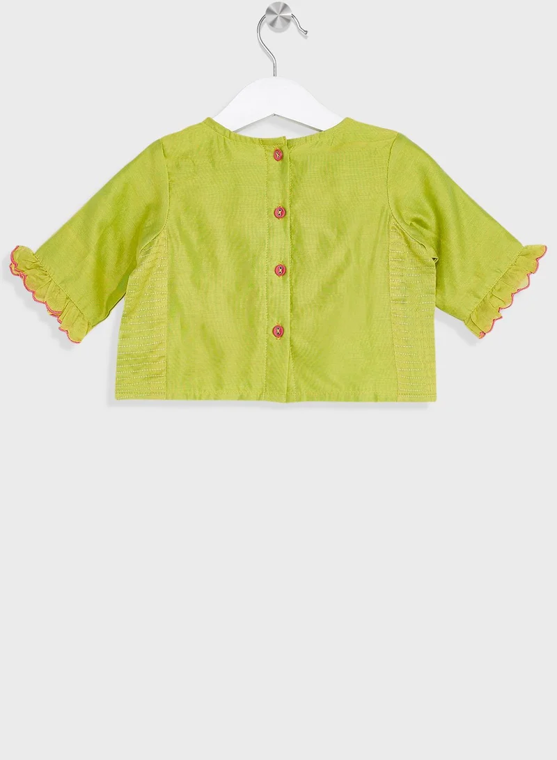 Fabindia Infant Printed Lehenga Set
