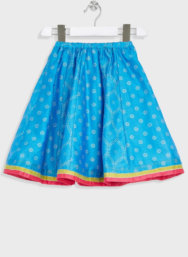 Fabindia Infant Printed Lehenga Set
