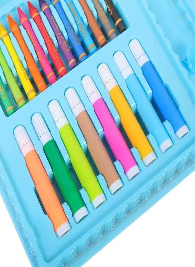53 Arts 68-Piece Kids Drawing Art Set – Crayons, Watercolors, Oil Pastels, Pencils & Portable Storage Box - Image 4