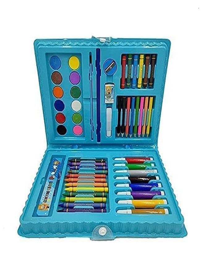 53 Arts 68-Piece Kids Drawing Art Set – Crayons, Watercolors, Oil Pastels, Pencils & Portable Storage Box - Image 2