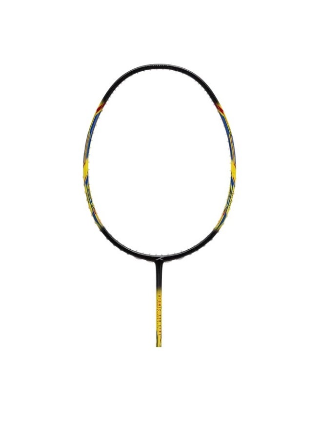 Hundred Atomic X 38 CTRL Carbon Fibre Strung Badminton Racket with Full Racket Cover for Intermediate Players (72g, Max Tension - 32LBS) (Black/Lime) - Image 2