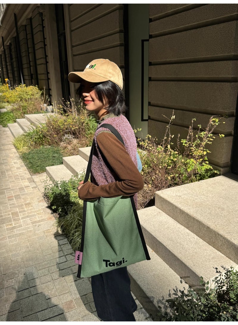 TG Tagi. Canvas bag with large capacity, multi-color design, stylish and classic commuting backpack with retro style, artistic and vintage. - Image 4