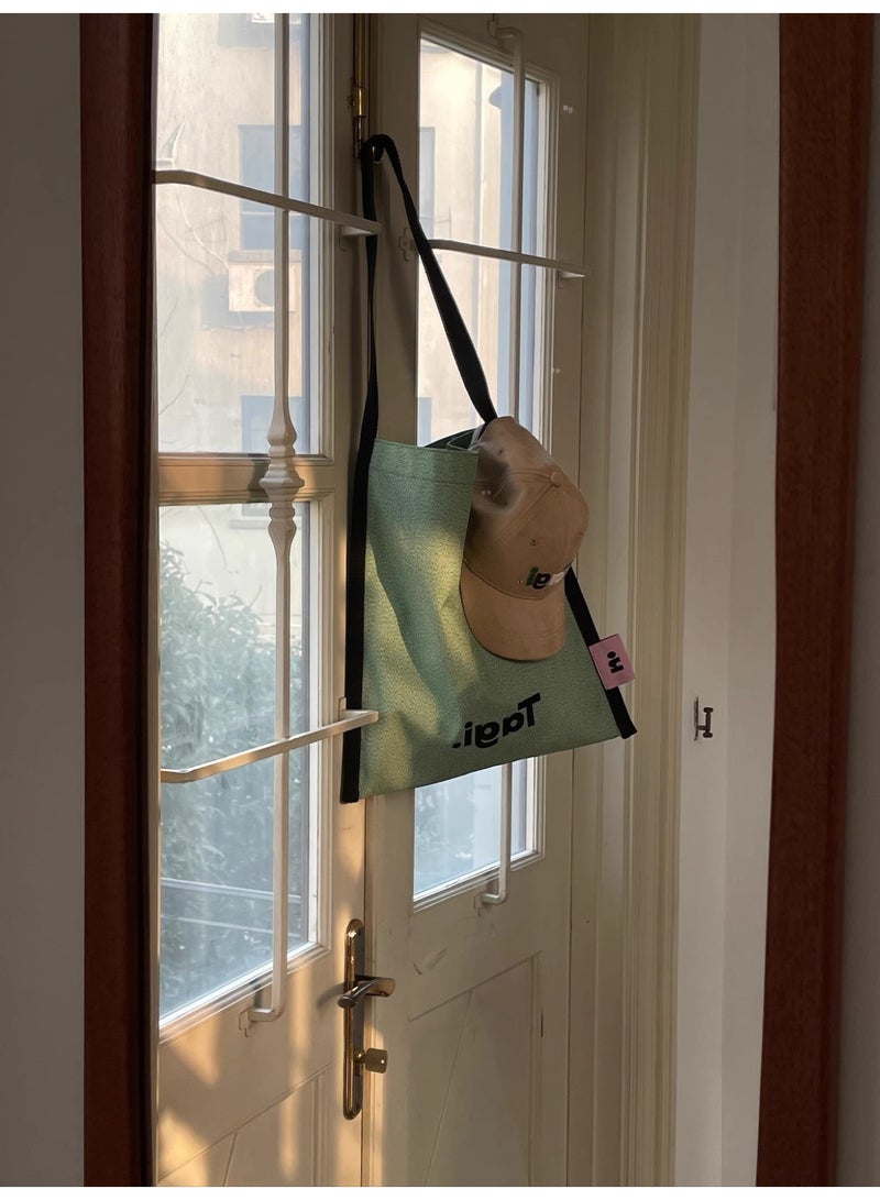 TG Tagi. Canvas bag with large capacity, multi-color design, stylish and classic commuting backpack with retro style, artistic and vintage. - Image 5