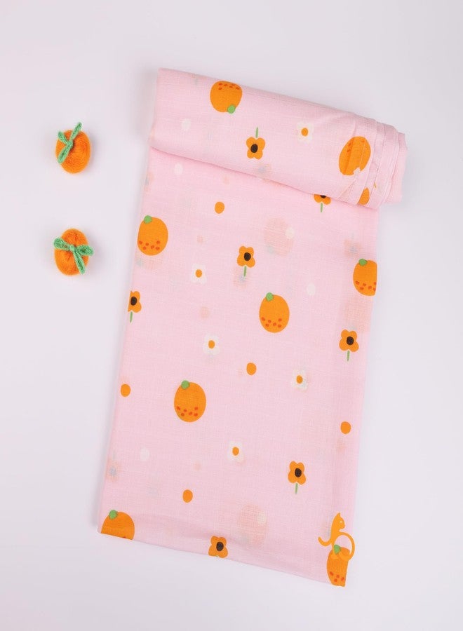 Just Bumm 100% Organic Cotton Muslin Swaddle for Newborn Babies - 98x98 cm, Soft, Breathable, Lightweight Swaddle Wraps for Babies Pack of 3 (Sweet Jamboree) - Image 2