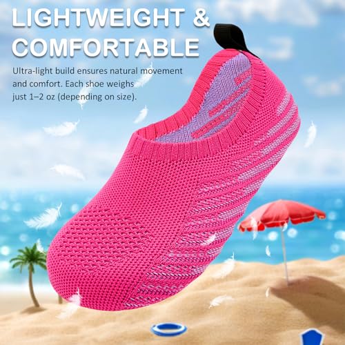ANLUKE Kids Water Shoes Girls Boys Slippers Swimming Shoes Barefoot Quick Dry Aqua Socks - Image 3