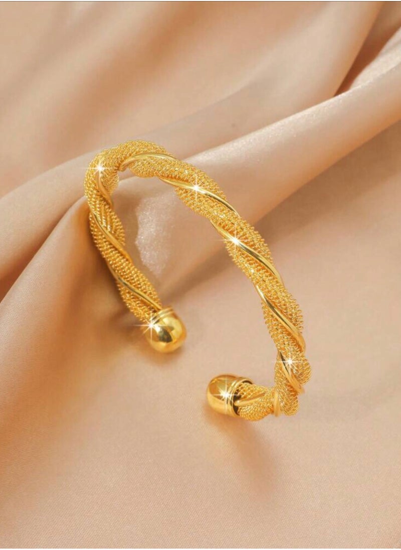 GOLDMAX - 18k Gold Plated Bangle For Women - Image 1