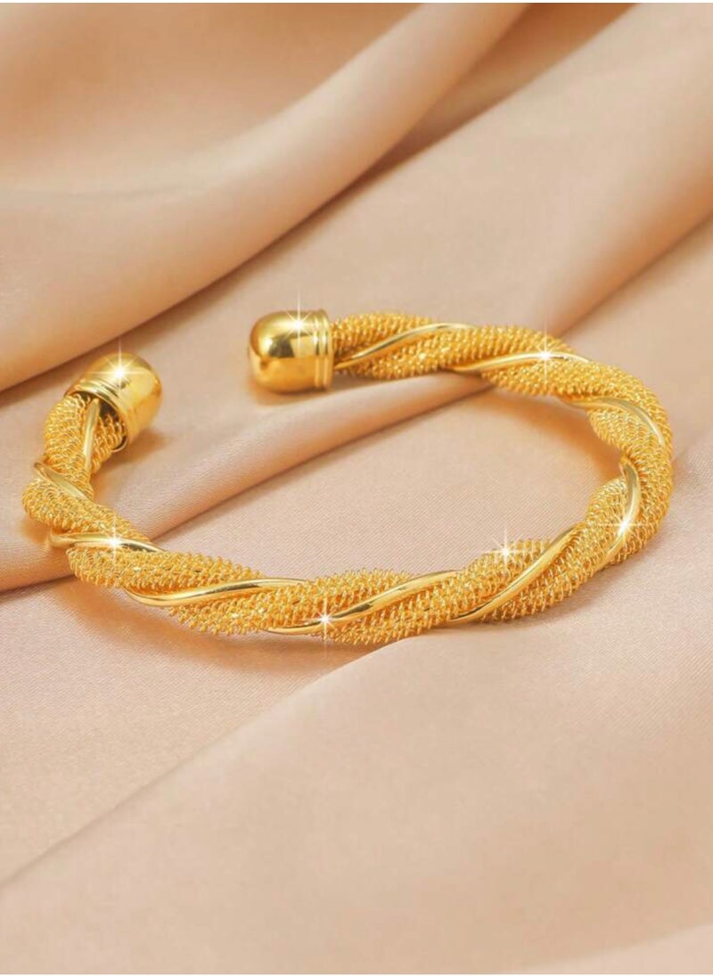 GOLDMAX - 18k Gold Plated Bangle For Women - Image 1