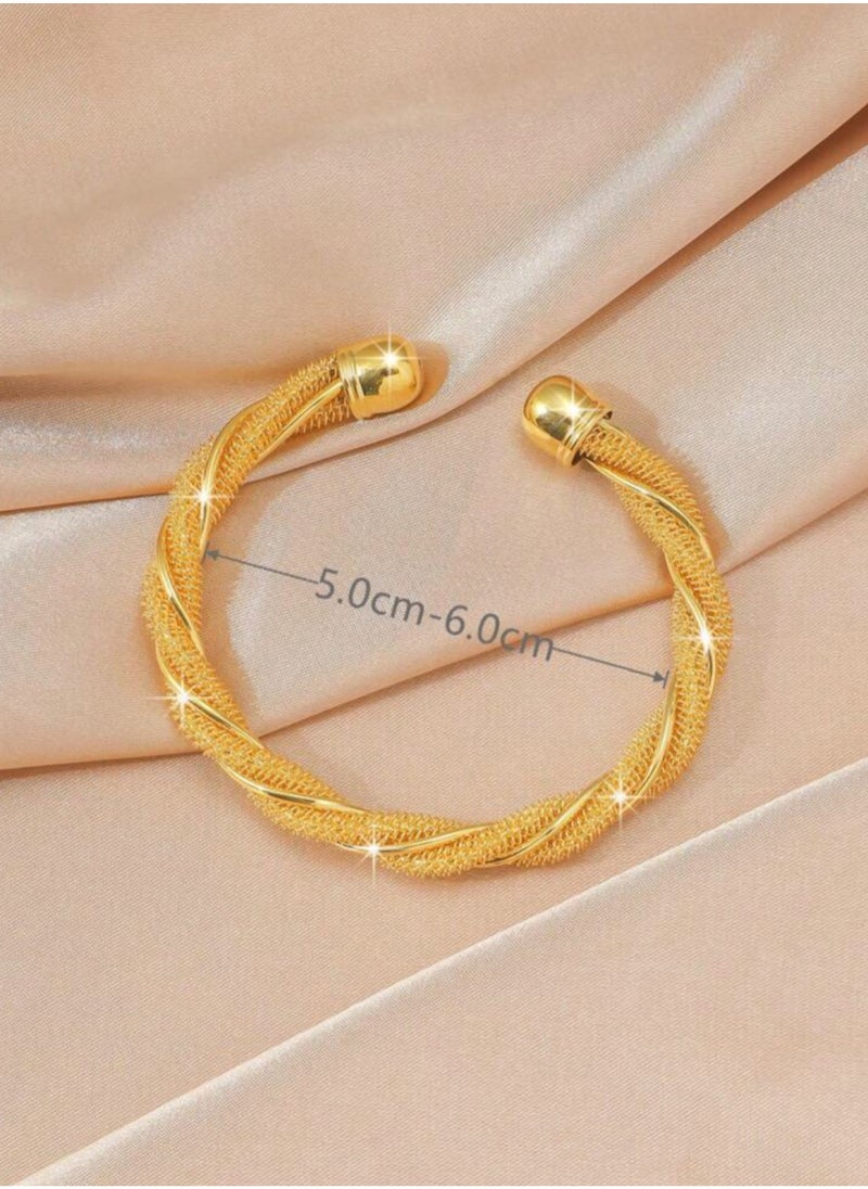 GOLDMAX - 18k Gold Plated Bangle For Women - Image 1