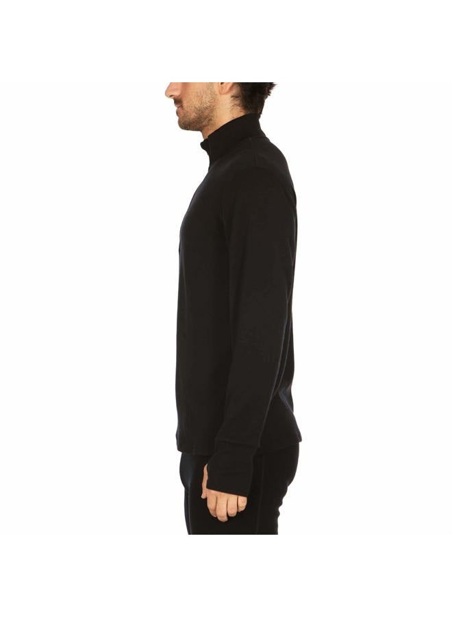 Minus33 Merino Wool Men's Kobuk Expedition 1/4 Zip, Black, X-Large - Image 3