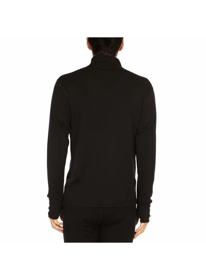 Minus33 Merino Wool Men's Kobuk Expedition 1/4 Zip, Black, X-Large - Image 2