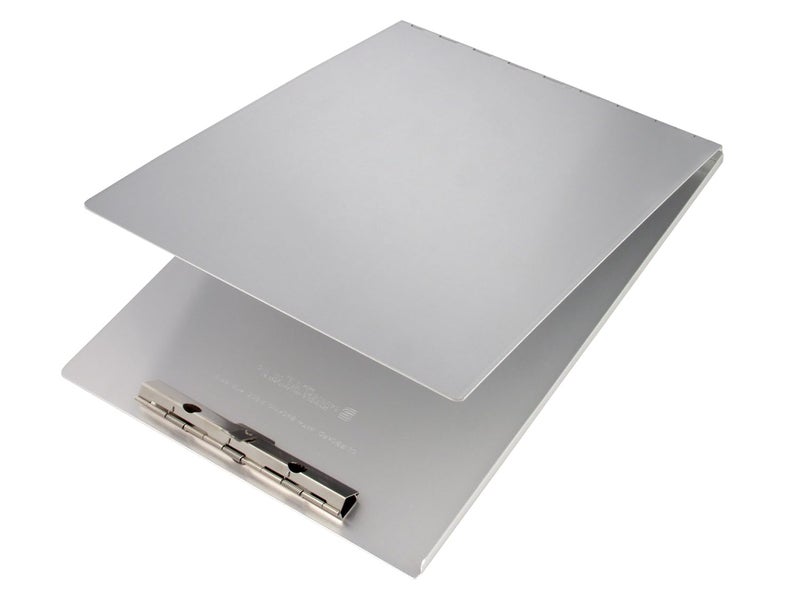 Saunders Aluminum Clipboard with Writing Plate, 0.5" Clip Capacity, Holds 8.5 x 11 Sheets, Silver - Image 5