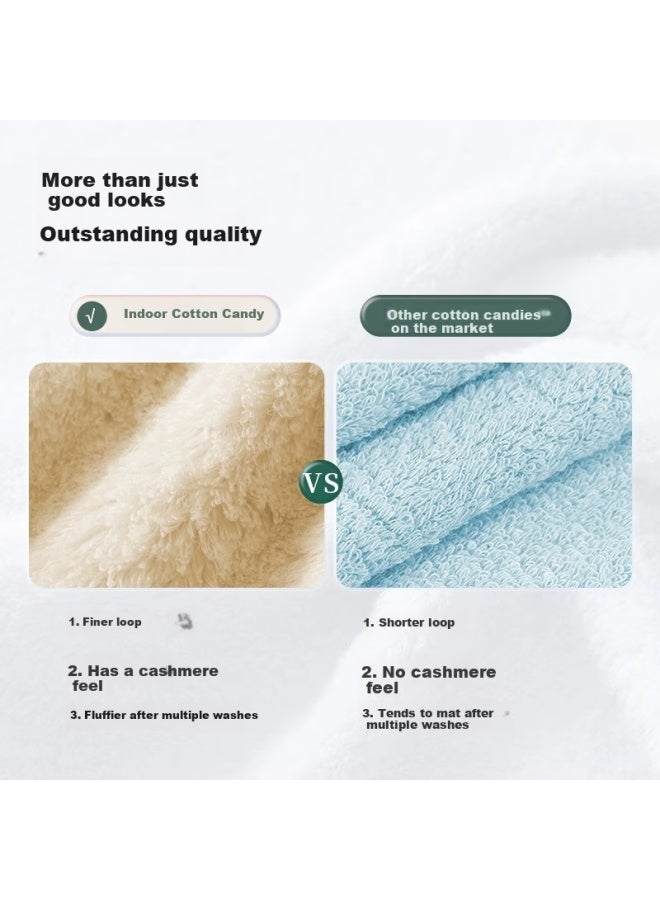 Uchino New Cotton Candy Handkerchief Pro A Class High-end Soft Children's Bathing Hot Compress Quick-drying Absorbent Small Towel 4-pack M4 - Image 4