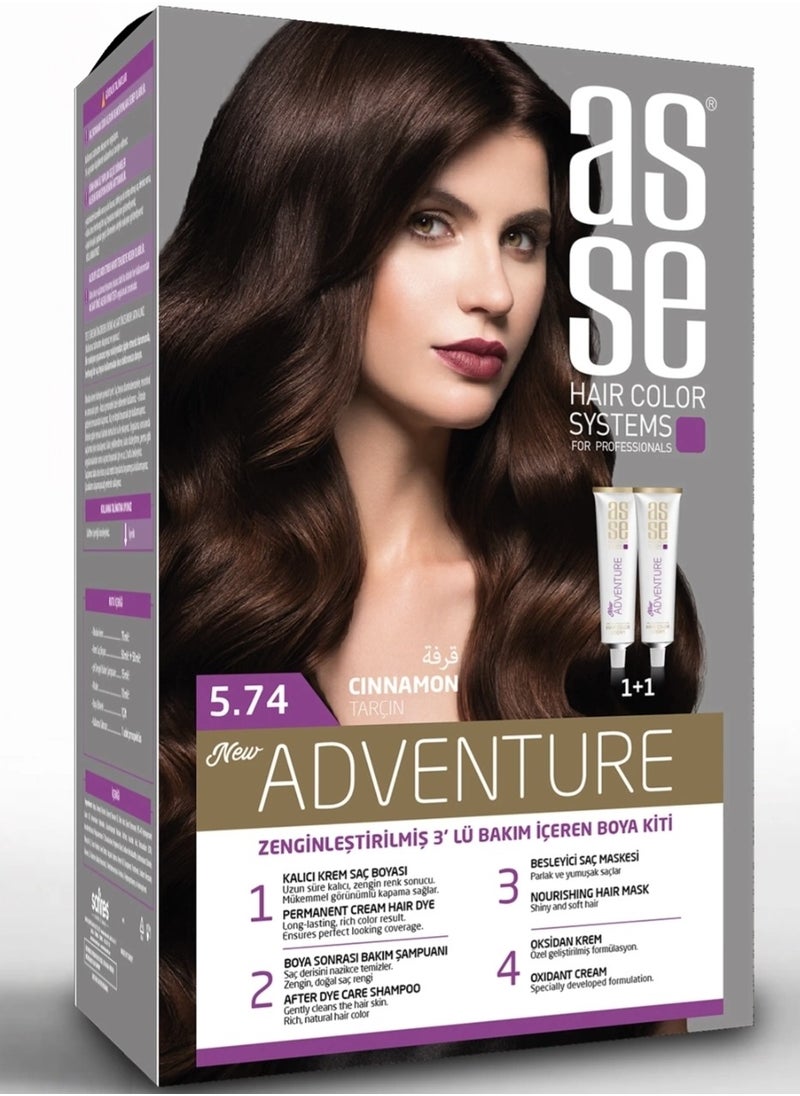 asse - Turkish hair dye cinnamon 5.74 - Image 1