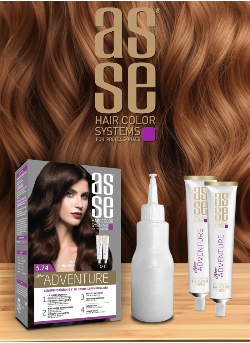 asse - Turkish hair dye cinnamon 5.74 - Image 1