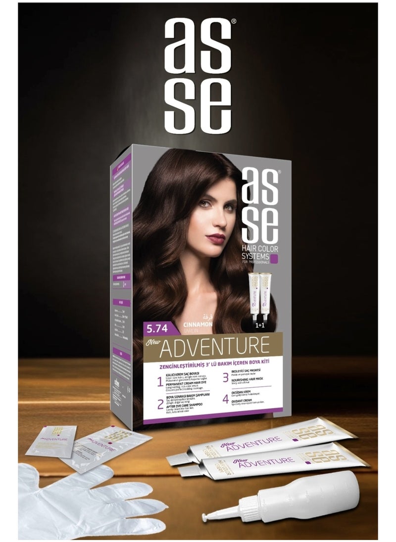 asse - Turkish hair dye cinnamon 5.74 - Image 1