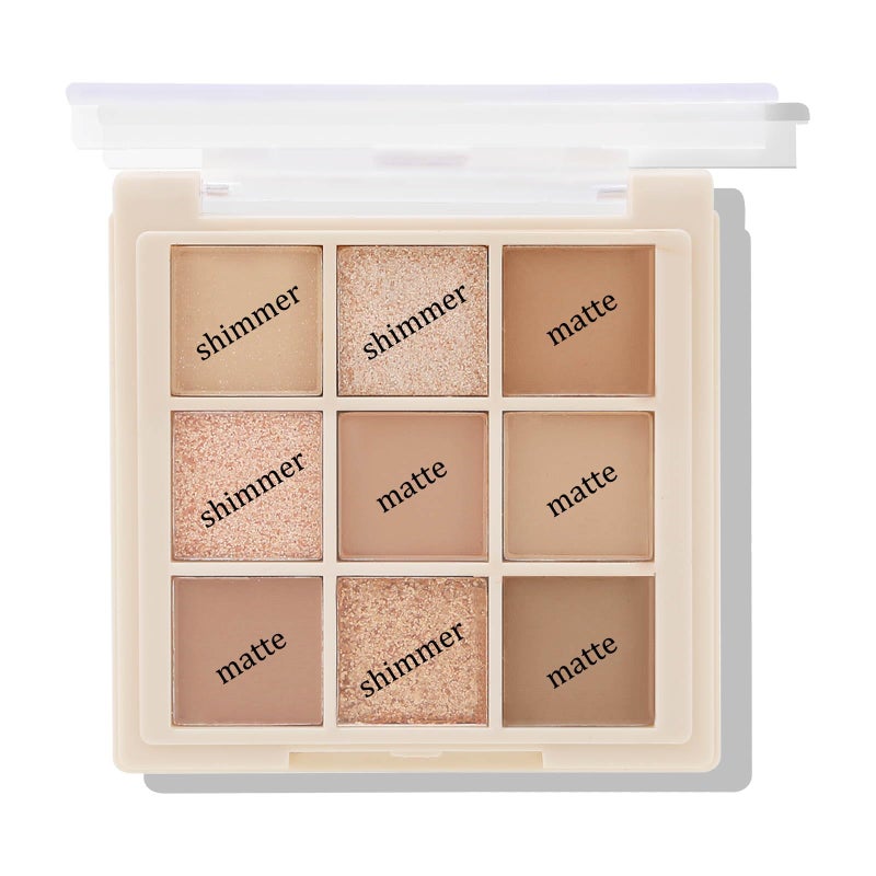 Boobeen Nude Eyeshadow Palette - Matte and Shimmer Makeup, Highly Pigmented Creamy Eye Shadow Powder, Create a Neutral Eye Look, Long Wearing - Image 2