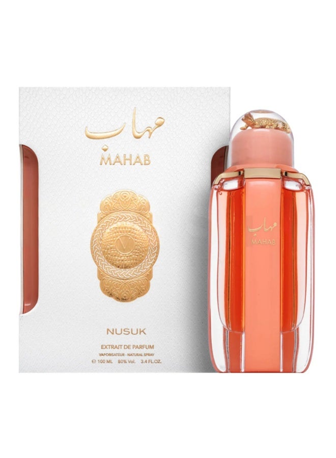 NUSUK Mahab Perfume for Men & Women -100ml | Long Lasting Eau De Parfum | Red Fruits & Musk Notes | Luxury Oriental Fragrance GifT