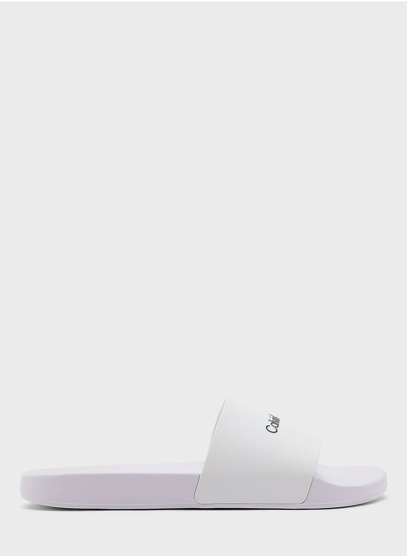 CALVIN KLEIN - Logo Pool Slide - Image 1