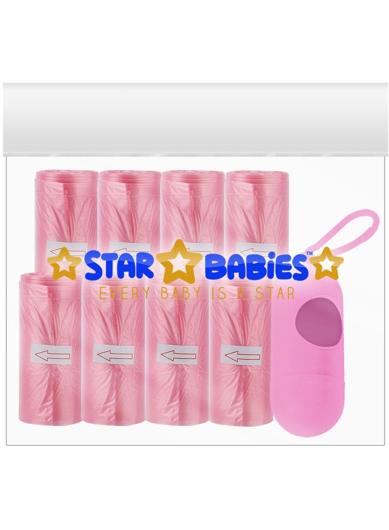 ستار بيبيز عبوة من 8 أكياس معطرة من ستار بيبيز مع موزع - زهري  - Image 2