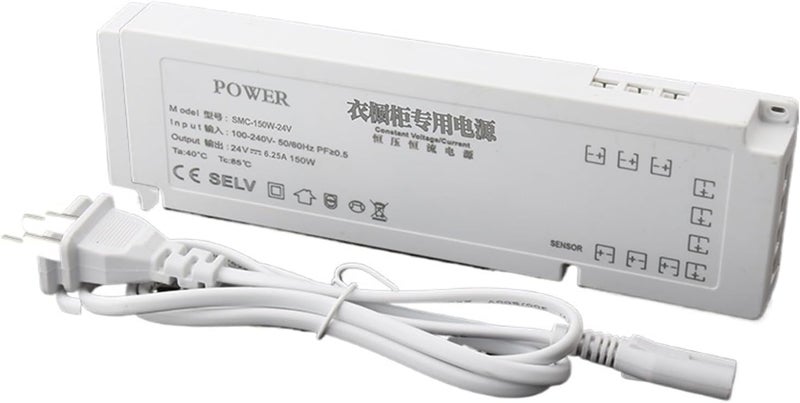 150W 24V Power Supply Transformer For Wardrobe Cabinet And Wine Cabinet - Image 1