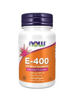 now VITAMIN E-400IU 50 SOFTGELS 