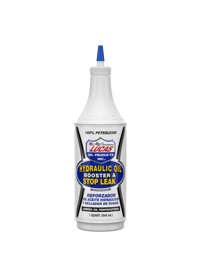 LUCAS OIL Lucas Oil 10019 Hydraulic Oil Booster and Stop Leak - 1 Quart, White, 32 Ounce  - Image 1