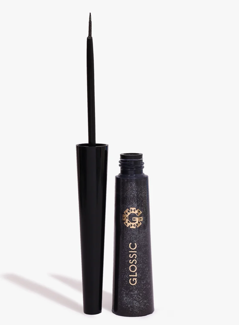 GLOSSIC Shimmer Liquid Eyeliner, Black Diamond