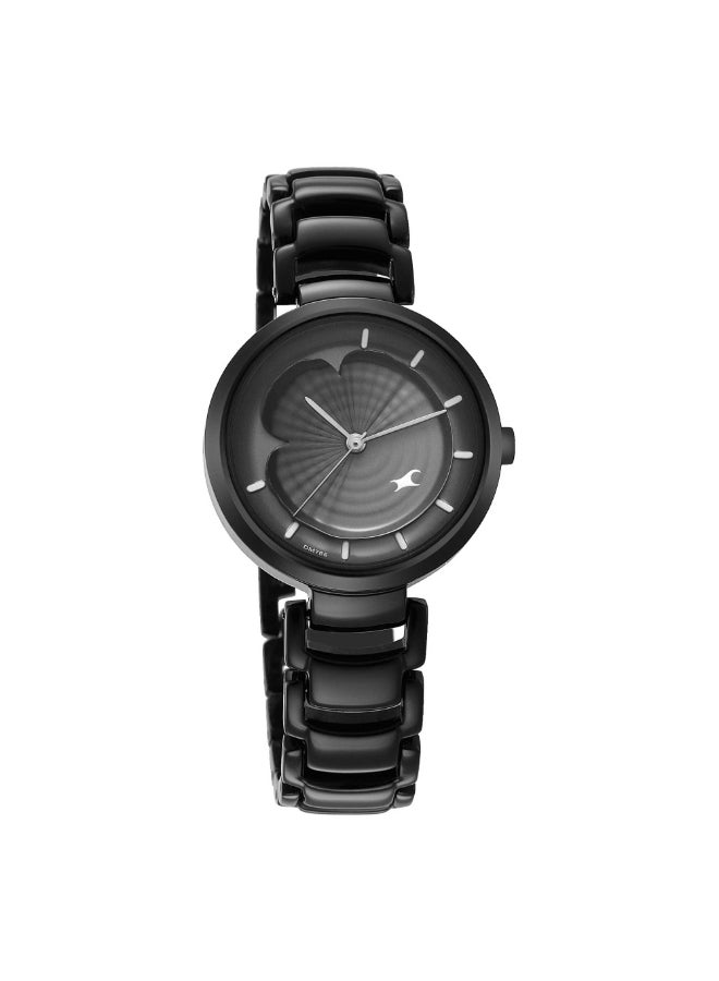 Fastrack Black Dial Analog Watch for Women -NR6277NM01, IPBLACK, strap - Image 2