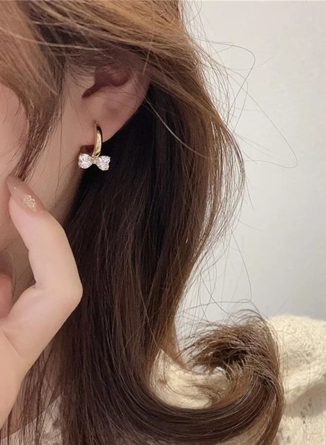 Take Two  Bow Hoop Earrings for Women | Best Price UAE