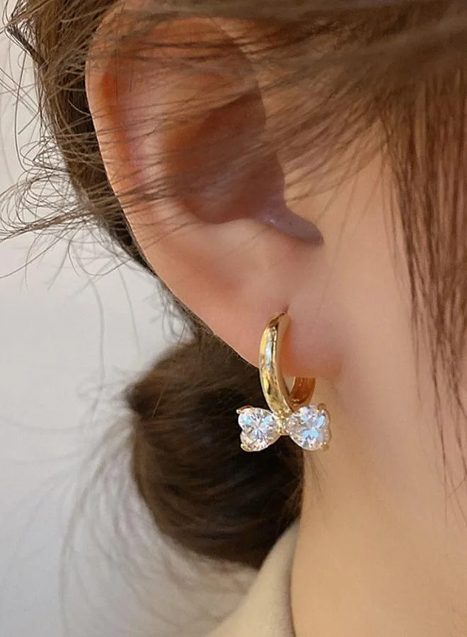Take Two  Bow Hoop Earrings for Women | Best Price UAE