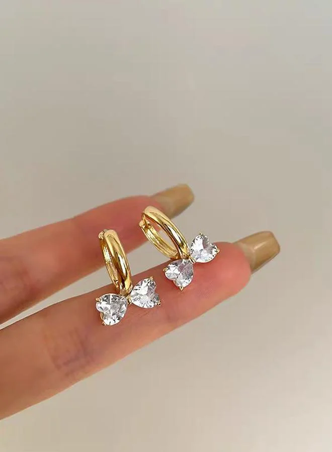 Take Two  Bow Hoop Earrings for Women | Best Price UAE