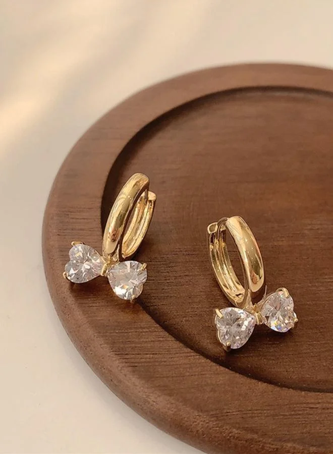 Take Two  Bow Hoop Earrings for Women | Best Price UAE