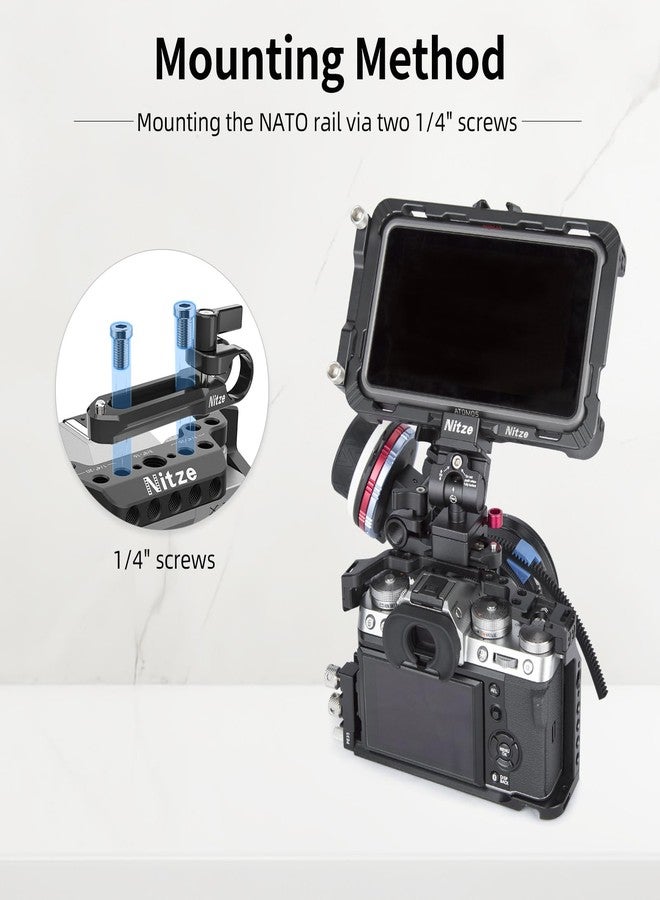 نيتز سكة ناتو من نيتز مع مشبك قضيب واحد 15 مم (76 مم/3 بوصات) - N46-C3 - Image 2