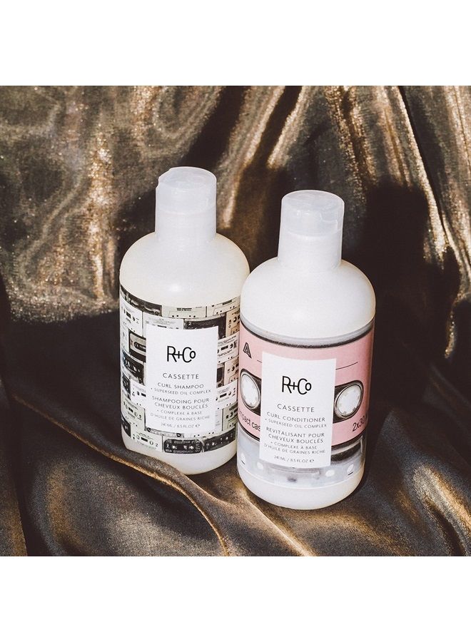 R+Co Cassette Curl Shampoo and Superseed Oil Complex | Gentle Cleansing + Tames Frizz + Nourishing | Vegan + Cruelty-Free | 33.8 Oz - Image 3