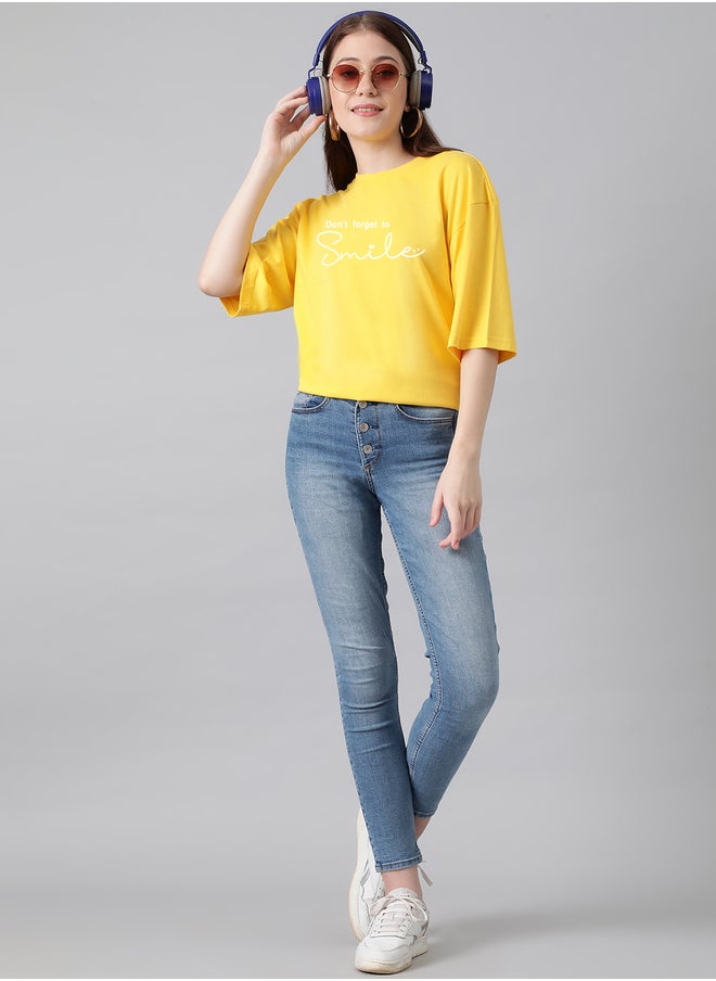 Kotty Slogan Print Short Sleeve Oversized T-Shirt  - Image 5