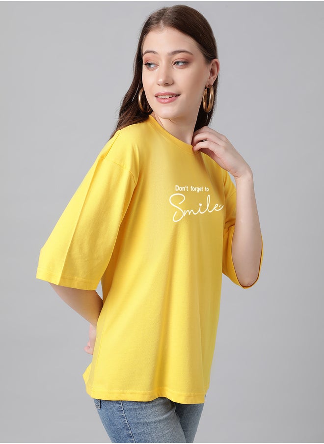 Kotty Slogan Print Short Sleeve Oversized T-Shirt  - Image 3