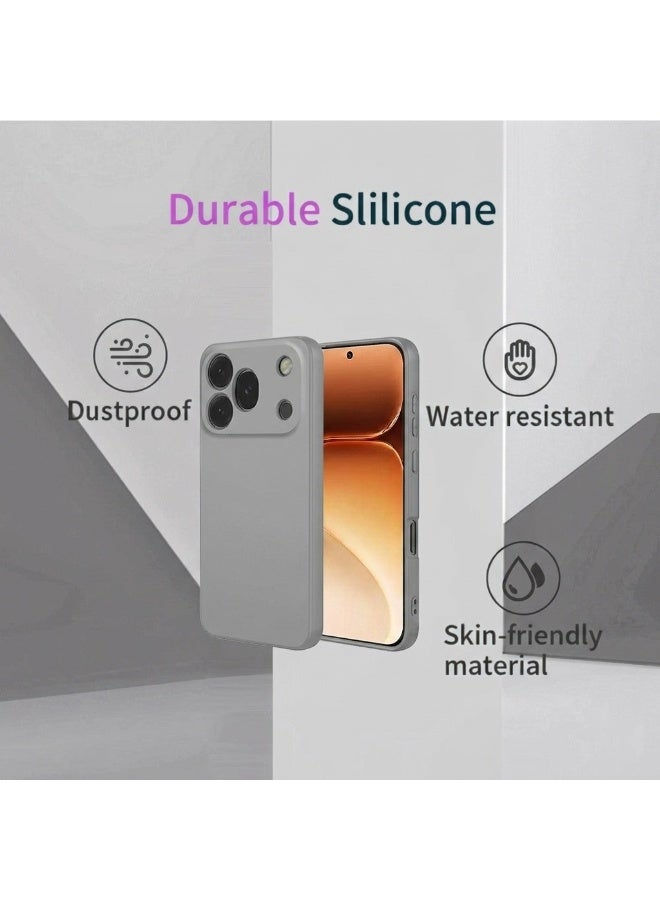 BORTONY Huawei Honor 600 Pro Case, Liquid Silicone Slim Matte Finish Honor 600 Pro Cover Anti-Scratch Protective Phone Case for Honor 600 Pro - Image 2