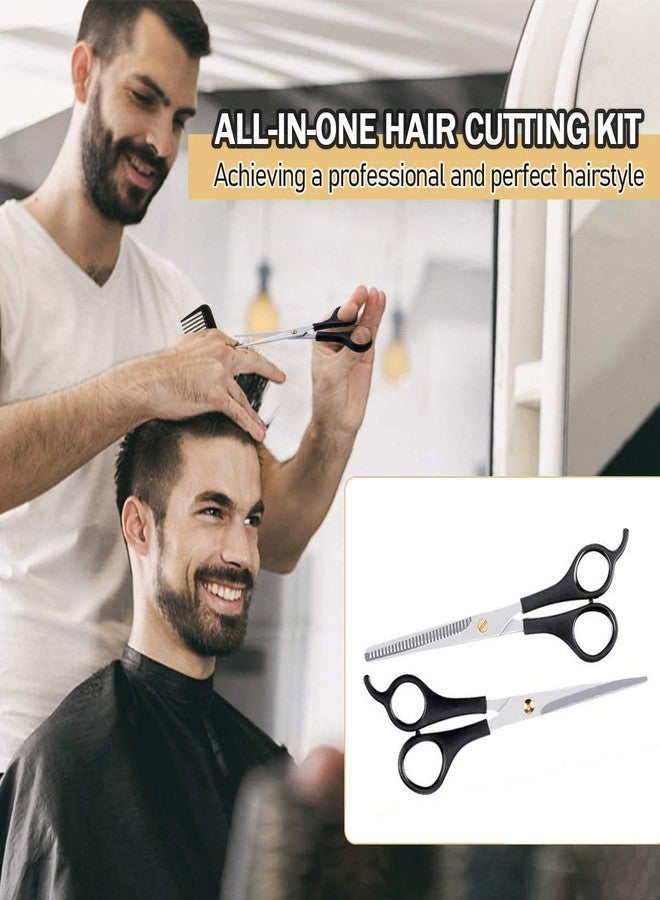 CUVLY Hair Cutting Scissor Professional for Salon Barber and Home use Stainless Steel Hair Cutting Scissor (Hair Cutting Scissor) (Black) - Image 4