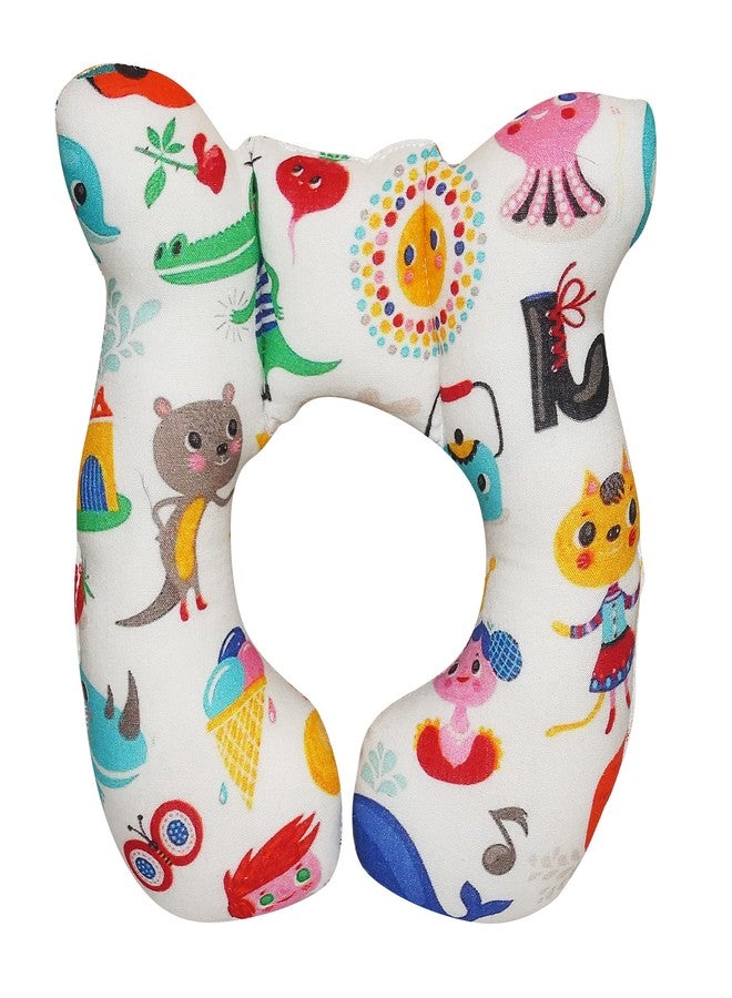 Gordon New Born Baby Soft Cotton Neck Support Pillow for Head (0-18 Month) - Image 1