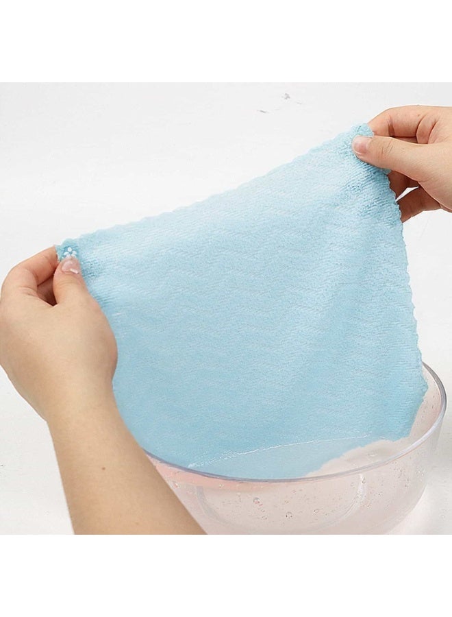 أنمي لفة مناديل تنظيف 30 قطعة - قماش تنظيف متعدد الاستخدامات للغسيل للمطبخ والمنزل (أزرق) - Image 5