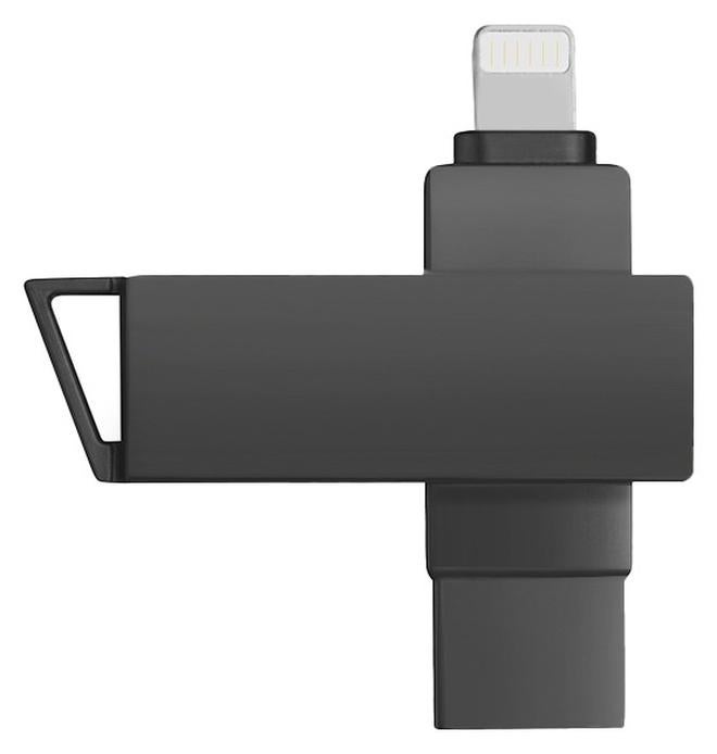 RUKYU 128G/64G Multi-function USB Flash Drive for iphone/ipad/ipod with 60MB/s Read Speed, 50MBps Write Speed, Lightning and USB 3.0 Dual Storage, Compatible with iOS/Android/Windows/MAC - Image 1