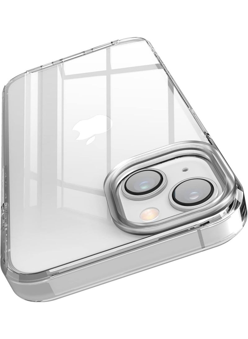 Elago - Hybrid for iPhone 14 Case Cover US Military Grade Drop Protection, PC + TPU Hybrid Technology - Clear - Image 1