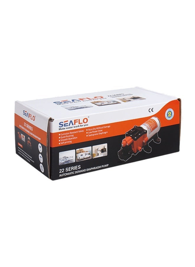 SEAFLO 22 Series Diaphragm Water Pump 12V 24V 1.3-1.4GPM 60-100PSI Self Priming - Image 3