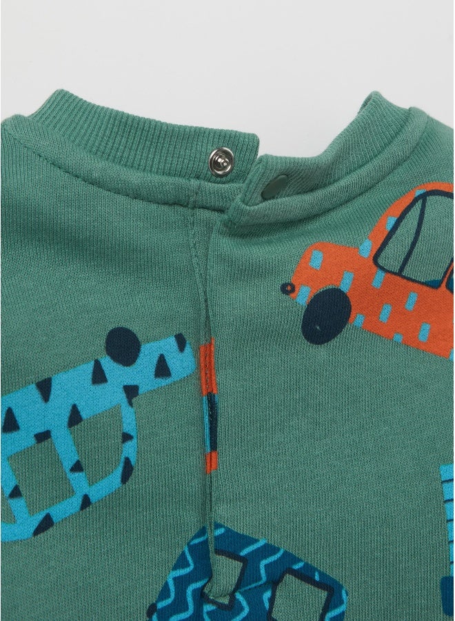 او في اس طقم رياضي فرنسي تيري بطبعة - Image 3