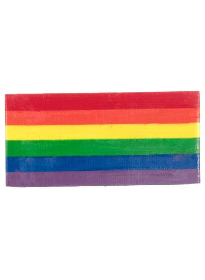 eeBoo: Jumbo Wax Crayon: Rainbow Striped - 6 Vibrant Colors in One Chunky Crayon, 4" x 1.5" x 0.625" Block, Art & Coloring Supplies, Kids Ages 3+ - Image 4