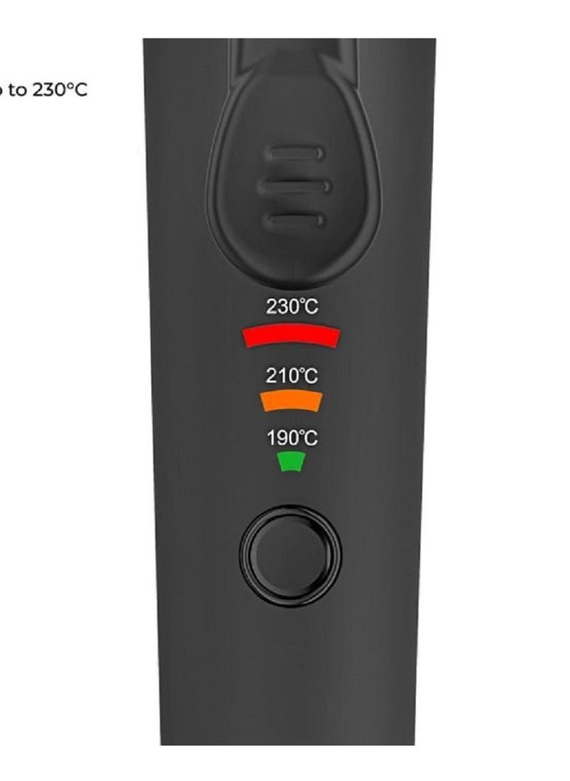Rush Brush M2 Plus3 Crimper Black 3Titanium Barrels , Ionic , 230C  - Image 4