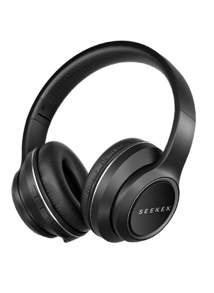 Seeken Seeken Sound Breeze Over The Ear Headphone Gaming Headset Black Phone, laptop, Computer, Gaming Tool  - Image 1